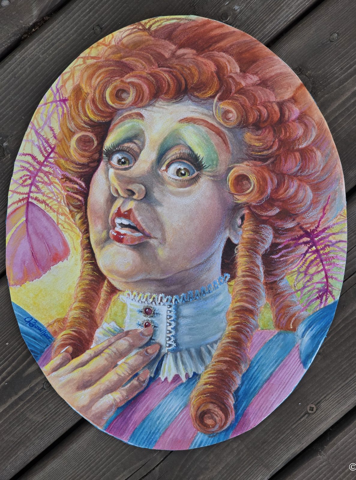 My Voice, a Pastille! (framed)
